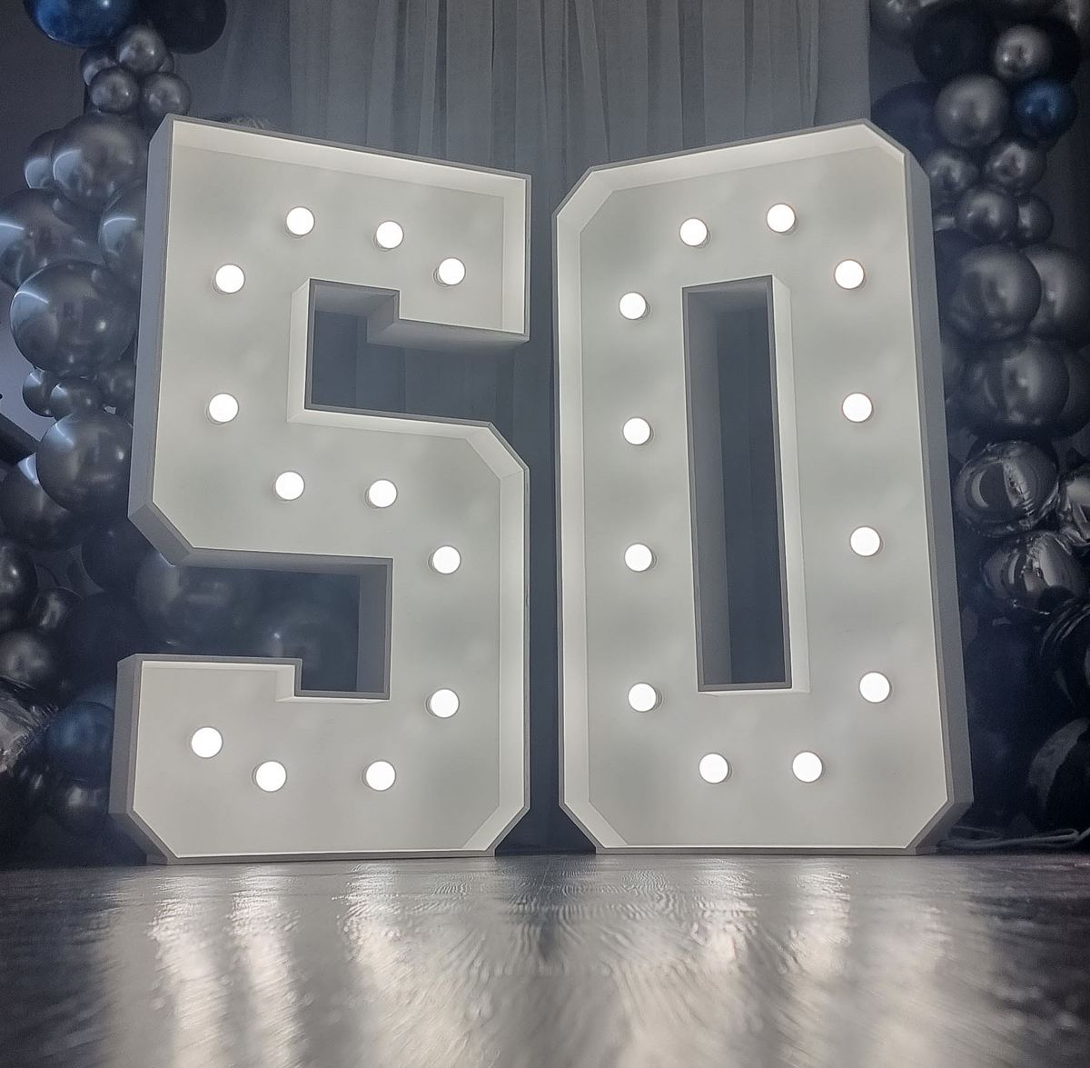Jersey | Photo Booth Rental | Light Up Letters and Numbers