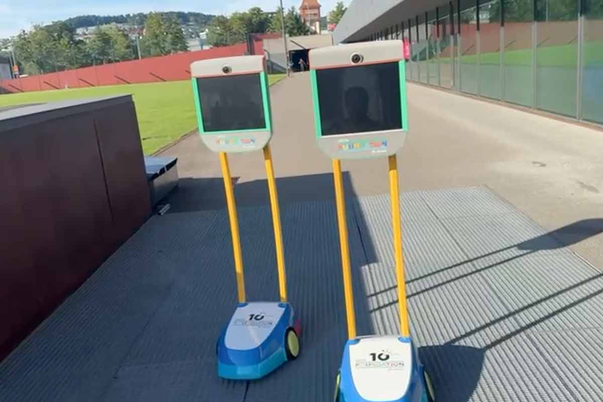 Ein kleines Wettrennen mit den schwedischen Kids ließen wir uns nicht nehmen
